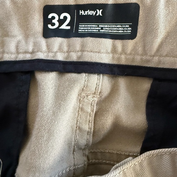 Hurley Men's Khaki Pants Size 32 - Picture 9 of 12